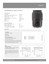 Hasselblad HC MACRO 4-120-II Owner's manual