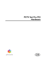 Pinnacle PCTV SAT PRO PCI Owner's manual