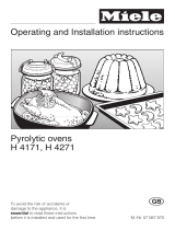 Miele H 4271 Pyro Owner's manual