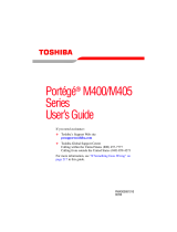 Toshiba PORTEGE M400 Owner's manual