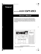 Roland GR-20 Owner's manual