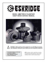 Eskridge 1400 User manual