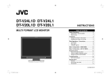 JVC DT-V24L1DU - Professional Broadcast Studio Monitor User manual