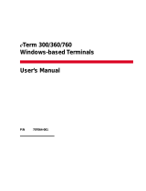 Visara eTerm 760 User manual