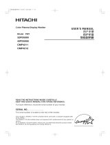 Hitachi CMP4212 Owner's manual