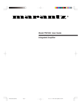 Marantz PM7200 User manual