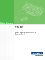 Advantech PCL-833 User manual