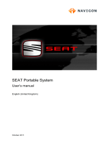 Navigon SEAT PORTABLE SYSTEM Owner's manual