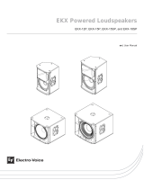 Electro-Voice EKX-15P User manual