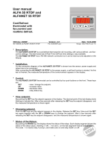 VDH ALFANET 55 RTDF User manual