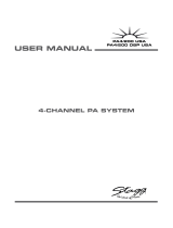 Stagg PA4/200 User manual