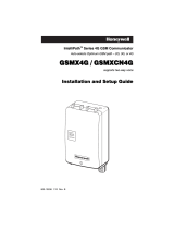 Honeywell GSMXCN4G Installation And Setup Manual