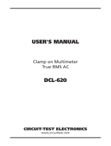Circuit-test DCL-620 User manual
