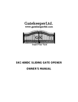 Gatekeeper SKC-600DC Owner's manual