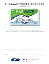 CLEARWAVE Clearwave Salt Free Electronic Water Conditioner Owner's manual