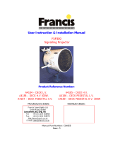 Francis Searchlights FSP300 User Instruction & Installation Manual