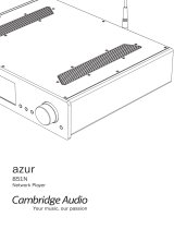 Cambridge Audio azur 815N User manual