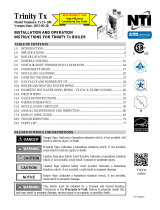 NTI Trinity TX151(C) Installation And Operation Instructions Manual