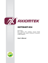 AXIOMTEK GOT5840T-834 User manual