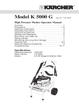 Kärcher K 5000 G User manual