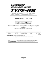 GReddy Type-RS BRS-501 FC3S User manual