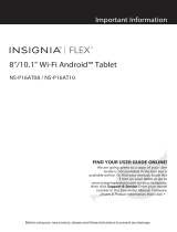 Insignia NS-P16AT08 Important information