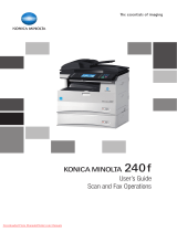 Konica Minolta 240F User manual