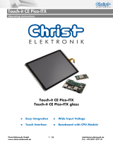 Christ Elektronik Touch-it CE Pico-ITX glass Operating Instructions Manual