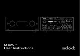 Audiolab M-DAC User Instructions