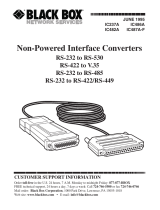 Black Box IC237A User manual