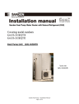 Sanden GAUS-315EQTD Installation guide