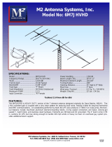 M2 Antenna 6M7JHVHD User manual