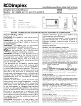 Dimplex 402TSF User manual