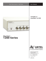 Artel fiberlink 1260 series User manual