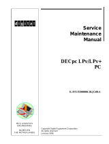 Digital Equipment DECpc LPv+ 425sx Service Maintenance Manual