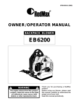 RedMax EB6200 User manual