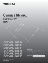 Toshiba 37WL68A User manual