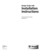 Monogram ZICS360NHLH Installation Instructions Manual