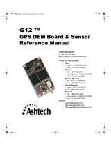 ashtech G12 Reference guide