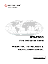 Notifier IFS-2600 Operation, Installation, And Maintenance Manual