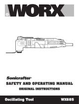 Worx SDS 250W MULTI TOOL User manual