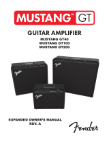 Fender Mustang GT200 Owner's manual
