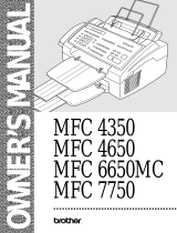 Brother MFC 4350 User manual