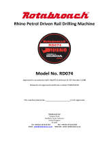 Rotabroach Rhino RD074 User manual