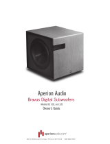 Aperion Audio 12D Owner's manual