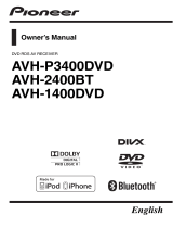 Pioneer AVH-2400BT User manual