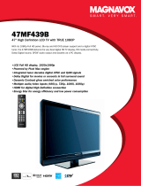 Magnavox 47MF439B/F7 User manual