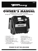 Forney Jump starter Owner's manual
