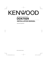 Kenwood DDX7029 Installation guide