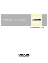ClearOne comm AP400 User manual